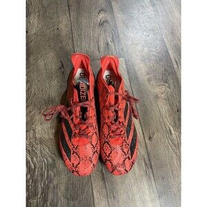 Adidas Adizero Electric 2 Football Cleats Snake IE3895 Men’s Size 12 Red/ black